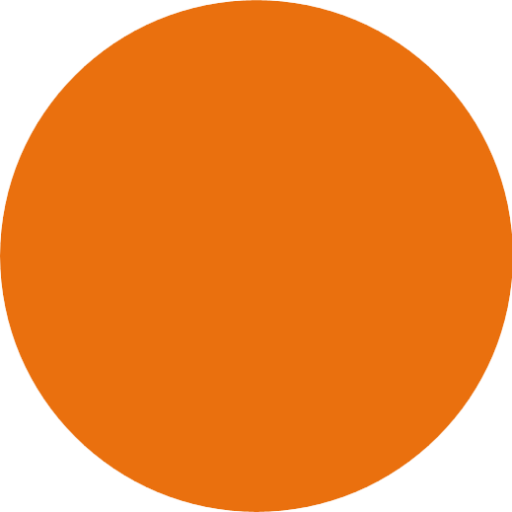 Punkt in orange, als Website icon