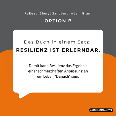 Sandberg + Grant, OptionB, Resilienz ist erlernbar