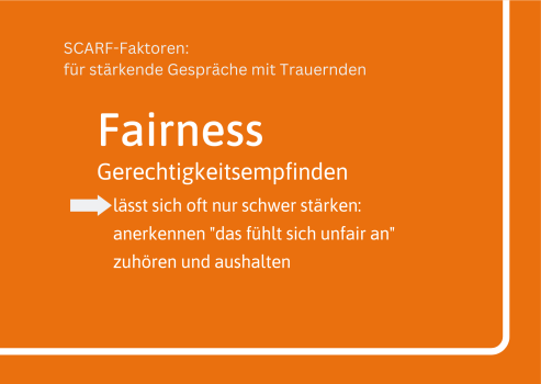SCARF-Faktoren in der Trauer: Bedürfnis Fairness verstehen
